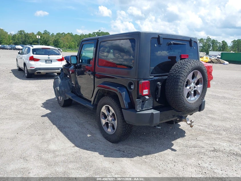 2016 JEEP WRANGLER auction photo 3