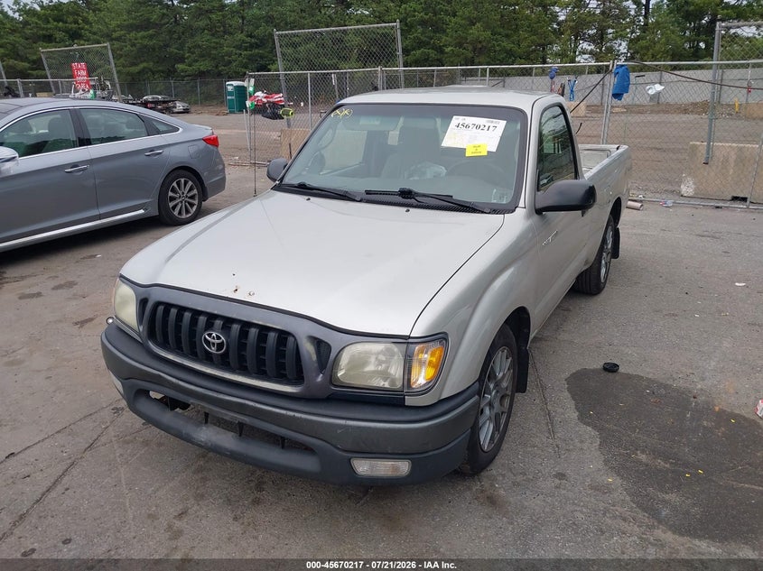 2004 Toyota Tacoma VIN: 5TENL42N44Z342117 Lot: 45670217