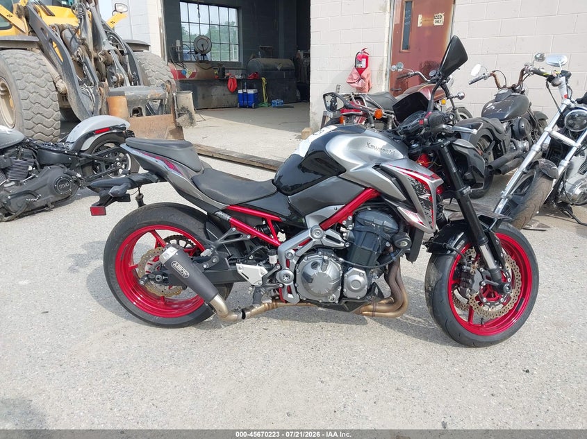 2019 Kawasaki Zr900 VIN: JKAZR2B13KA025898 Lot: 45670223
