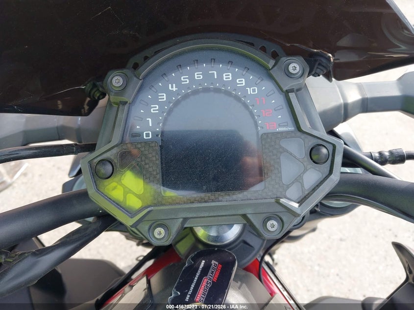 2019 Kawasaki Zr900 VIN: JKAZR2B13KA025898 Lot: 45670223