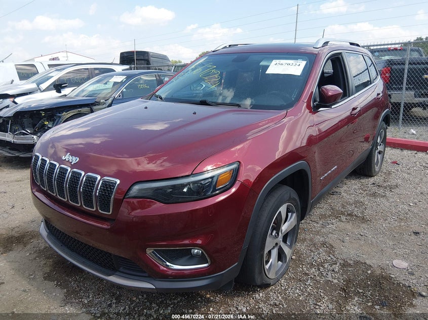 2020 Jeep Cherokee Limited 4X4 VIN: 1C4PJMDX3LD656782 Lot: 45670224