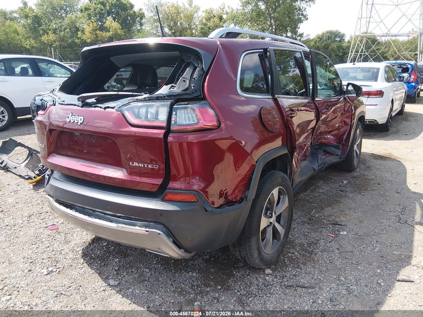 2020 Jeep Cherokee Limited 4X4 VIN: 1C4PJMDX3LD656782 Lot: 45670224