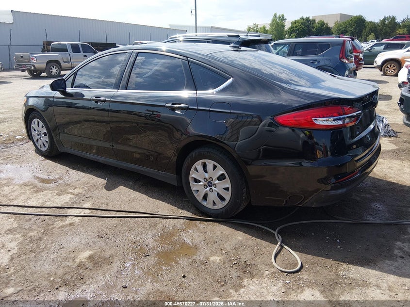 Vin: 3fa6p0g71lr168782, lot: 46168827, ford fusion s 20203