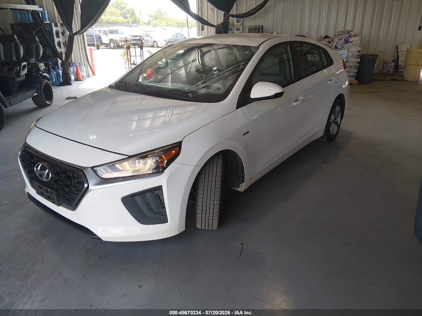 Vin: kmhc65lc2lu220280, lot: 46168834, hyundai ioniq hybrid blue 20202