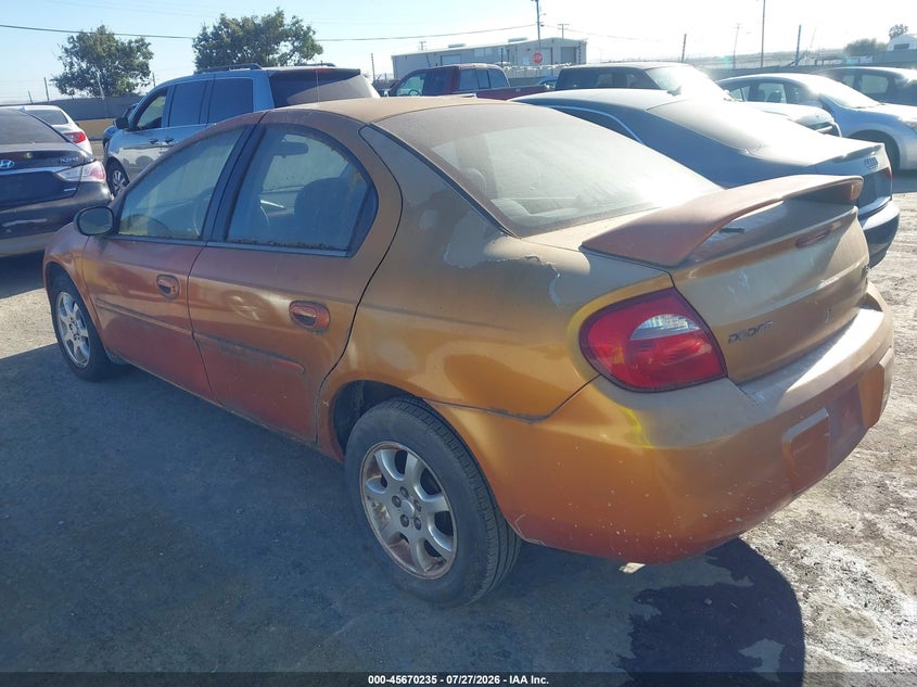 2005 DODGE NEON auction photo 3