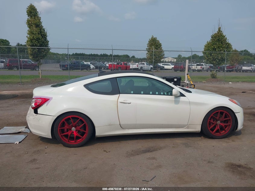 2012 HYUNDAI GENESIS COUPE 2.0L I-4 DOHC, VVT, TURBO, 210HP