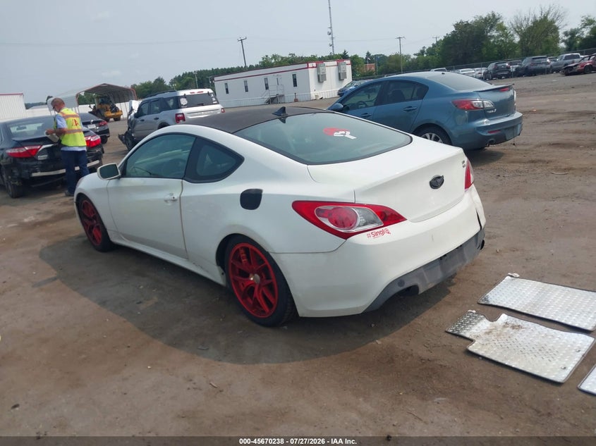 Vin: kmhht6kd5cu074214, lot: 46168838, hyundai genesis 2.0t r-spec 20123