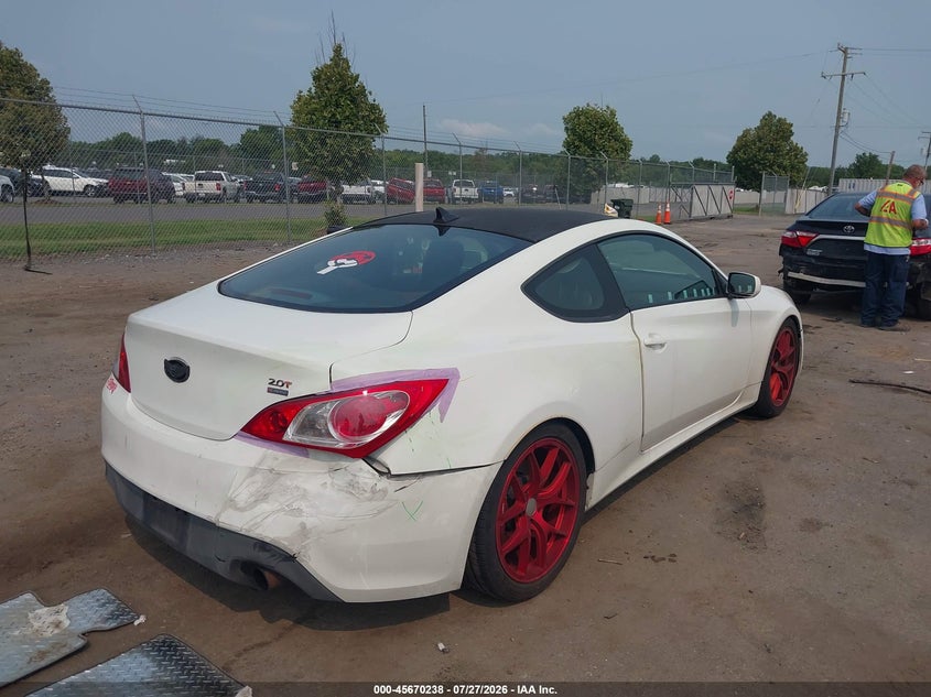 Vin: kmhht6kd5cu074214, lot: 46168838, hyundai genesis 2.0t r-spec 20124