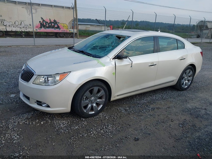 Vin: 1g4gc5g34df302814, lot: 46168854, buick lacrosse leather group 20132