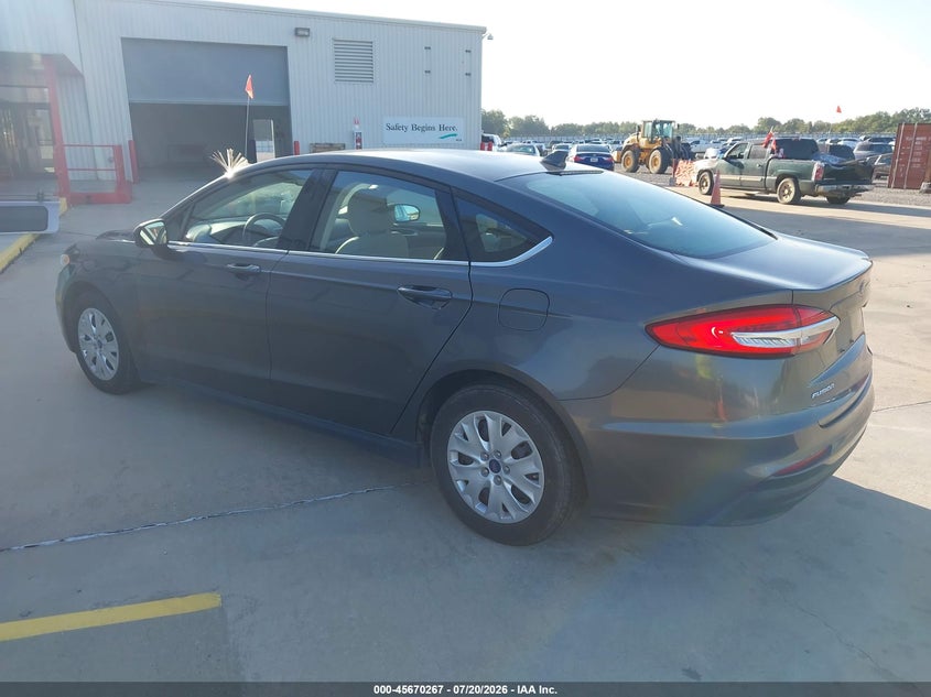Vin: 3fa6p0g70lr196735, lot: 46168866, ford fusion s 20203