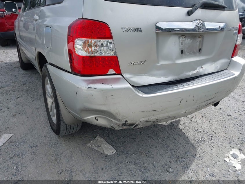 2006 Toyota Highlander Hybrid Limited V6 VIN: JTEEW21A060002598 Lot: 45670272