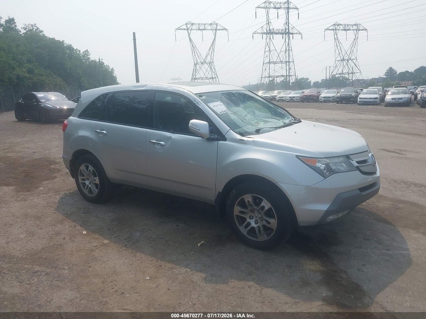 2009 Acura Mdx VIN: 2HNYD28269H527021 Lot: 45670277