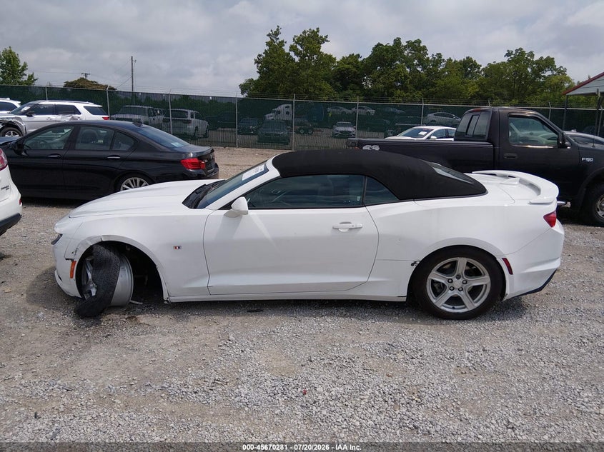 2019 Chevrolet Camaro 1Lt VIN: 1G1FB3DSXK0156074 Lot: 45670281