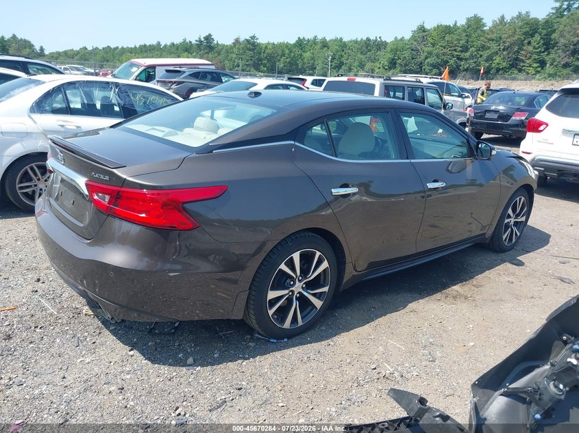 Vin: 1n4aa6ap0gc385011, lot: 46168884, nissan maxima 3.5 platinum 20164