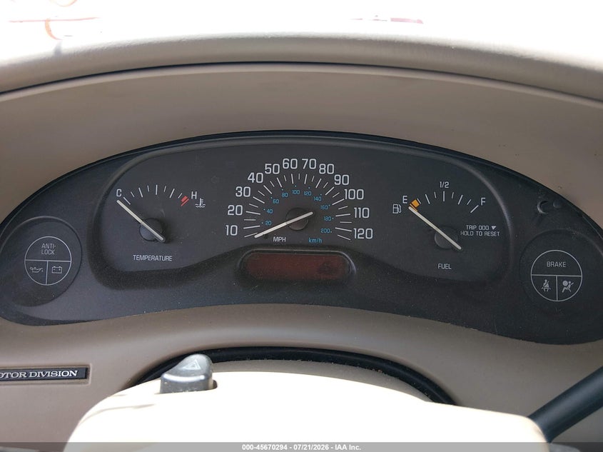 2001 BUICK CENTURY auction photo 7