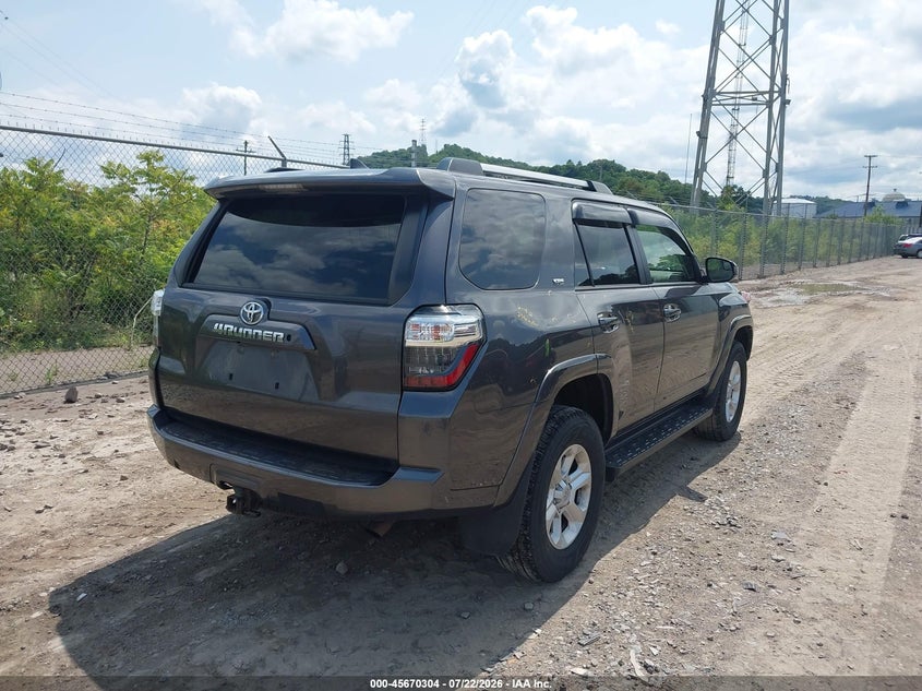 Vin: jtebu5jr1l5772842, lot: 46168904, toyota 4runner sr5 20204