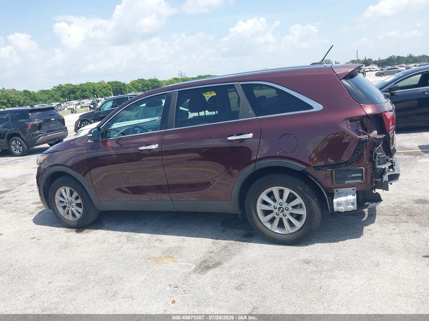 2020 Kia Sorento 2.4L Lx VIN: 5XYPG4A37LG643048 Lot: 45670307