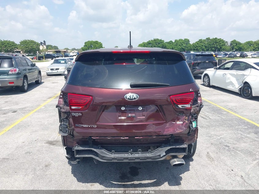2020 Kia Sorento 2.4L Lx VIN: 5XYPG4A37LG643048 Lot: 45670307