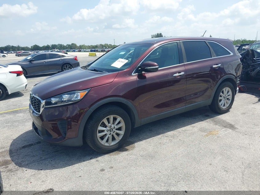2020 Kia Sorento 2.4L Lx VIN: 5XYPG4A37LG643048 Lot: 45670307