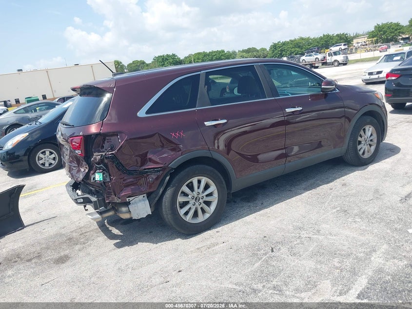 2020 Kia Sorento 2.4L Lx VIN: 5XYPG4A37LG643048 Lot: 45670307