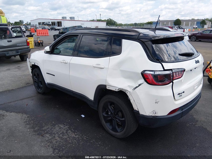 Vin: 3c4njdbb5mt595686, lot: 46168910, jeep compass altitude 4x4 20213