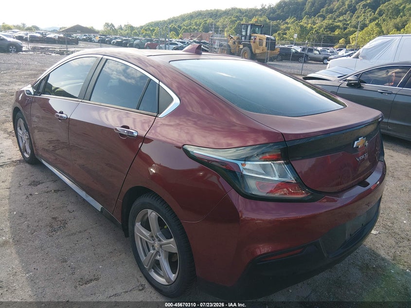 Vin: 1g1ra6s58hu187517, lot: 46168911, chevrolet volt lt 20173