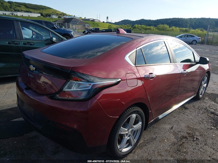 Vin: 1g1ra6s58hu187517, lot: 46168911, chevrolet volt lt 20174