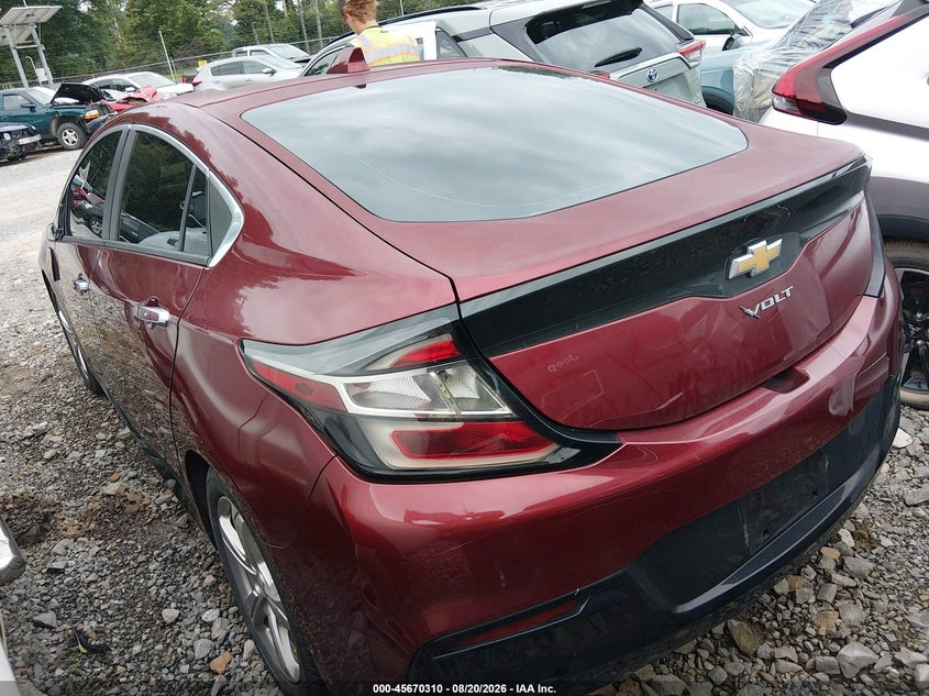 2017 CHEVROLET VOLT HATCHBACK 1.5L I-4 DI, DOHC, VVT, 101HP