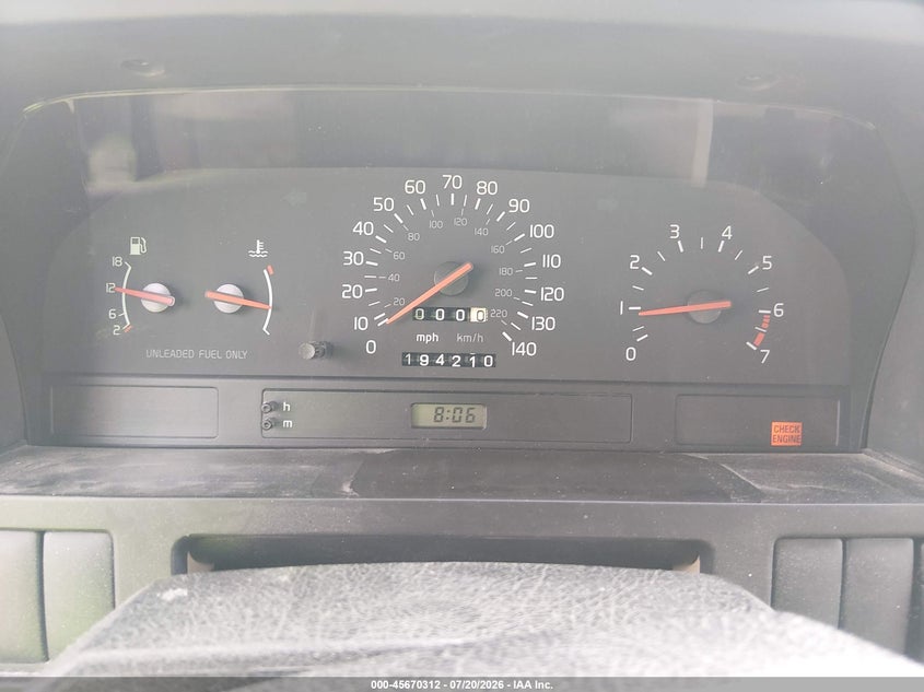 1995 Volvo 850 Glt VIN: YV1LS5514S2229255 Lot: 45670312