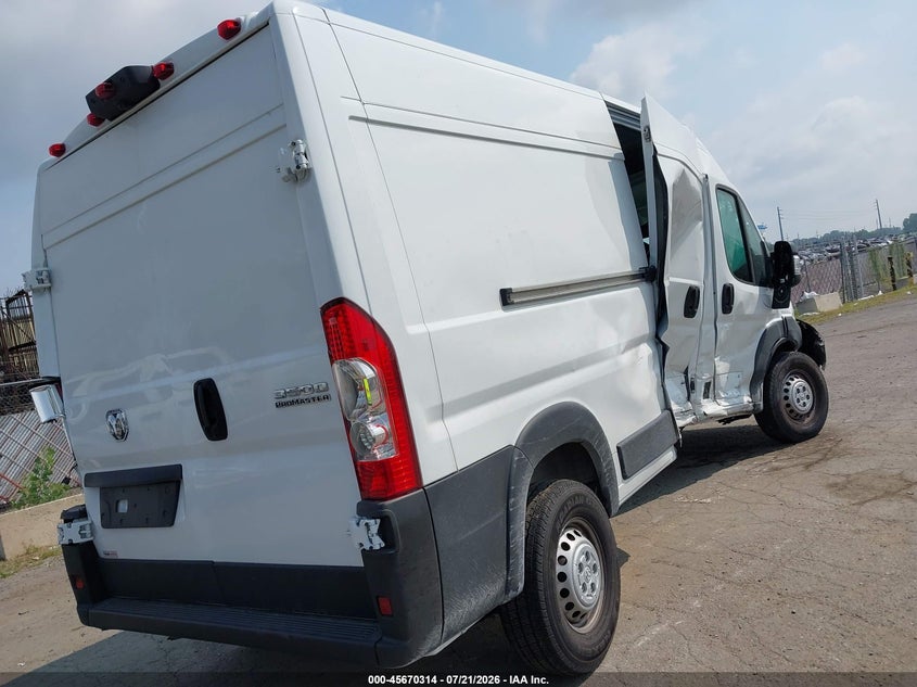 Vin: 3c6mrvhg1te150739, lot: 46168914, ram promaster 3500 tradesman high roof 159 wb w/pass seat 20264