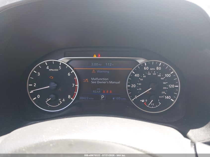 2023 Nissan Altima Sv Fwd VIN: 1N4BL4DV0PN338062 Lot: 45670322