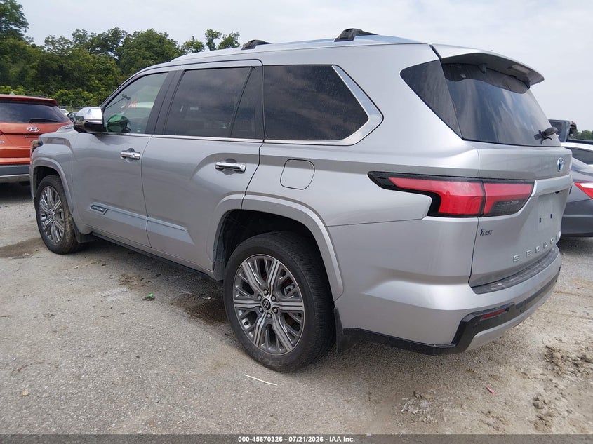 Vin: 7svaaaba2rx043956, lot: 46168926, toyota sequoia capstone 20243