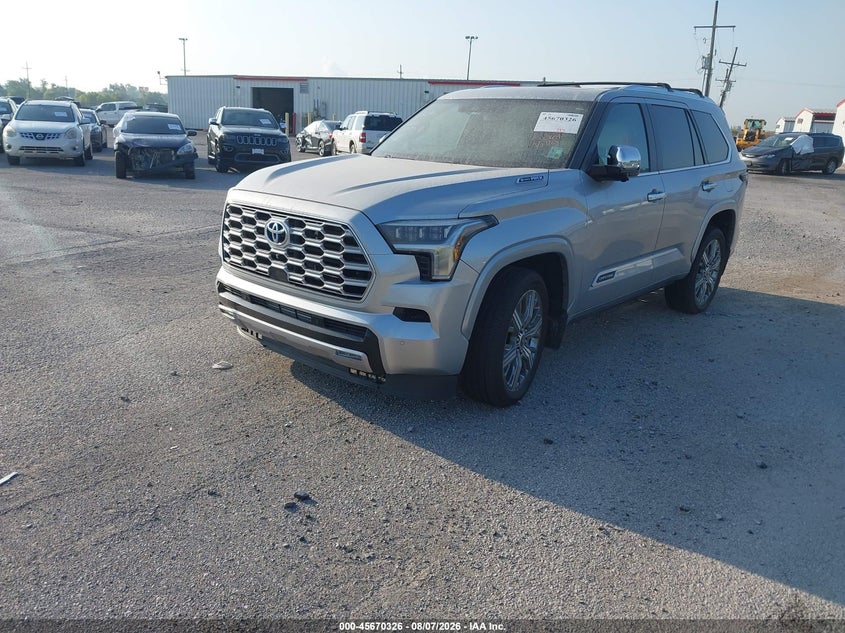 Vin: 7svaaaba2rx043956, lot: 46168926, toyota sequoia capstone 20242