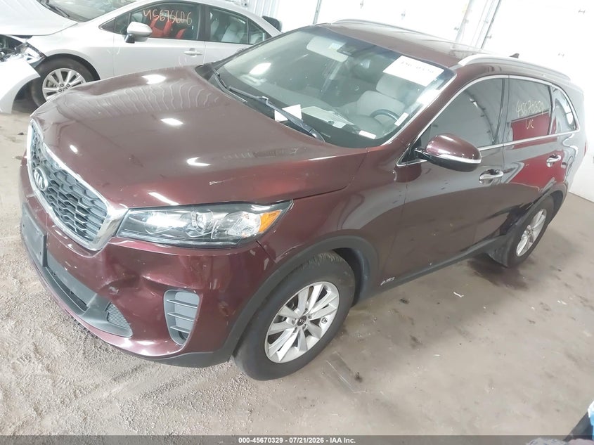 2019 Kia Sorento, Викрадення, IAAI, VIN 5XYPGDA58KG476067 — фото 2
