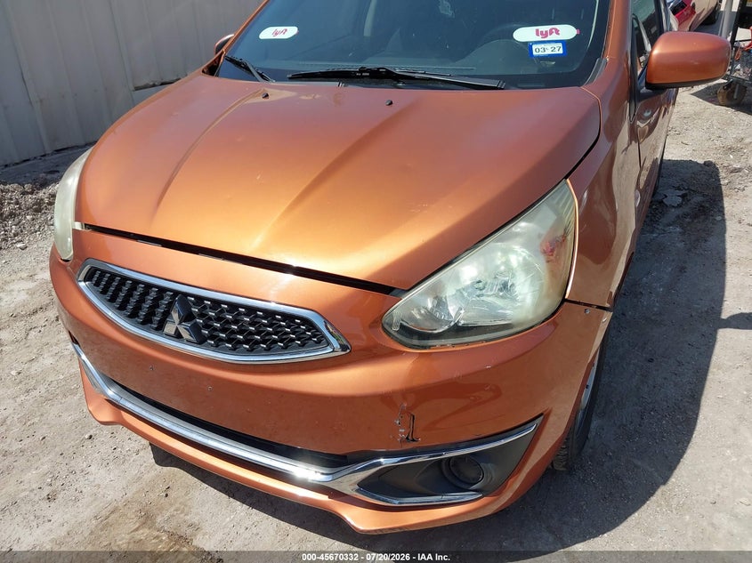 2017 Mitsubishi Mirage Es VIN: ML32A3HJ3HH002717 Lot: 45670332
