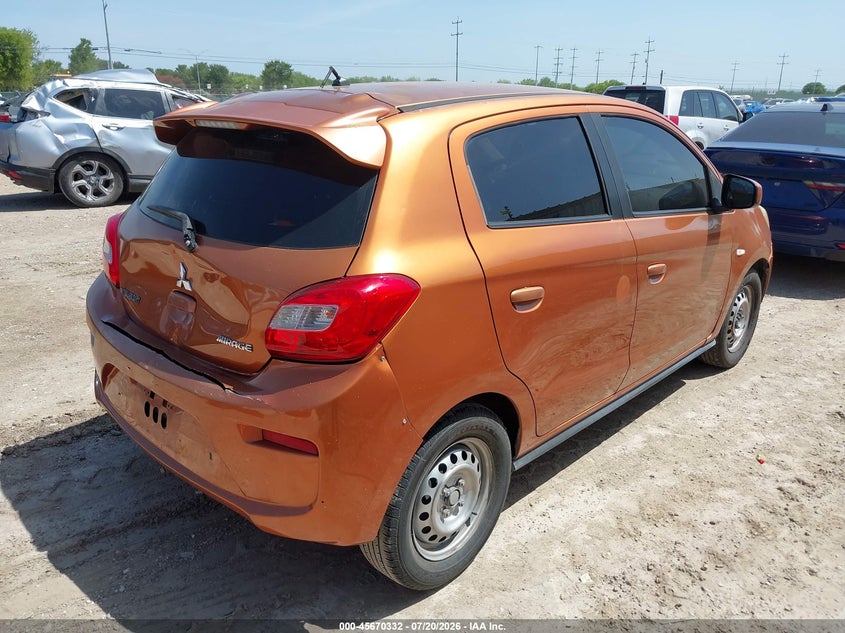 2017 Mitsubishi Mirage Es VIN: ML32A3HJ3HH002717 Lot: 45670332