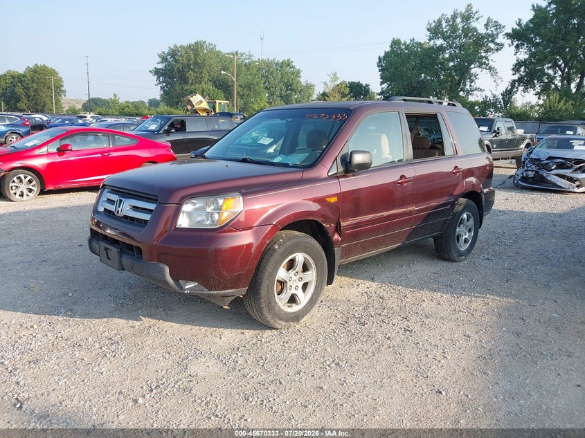 2008 Honda Pilot, Обычный износ, IAAI, VIN 5FNYF28418B009257 — фото 2