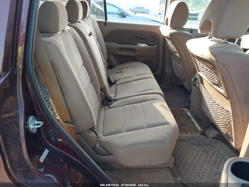 2008 HONDA PILOT auction photo 8