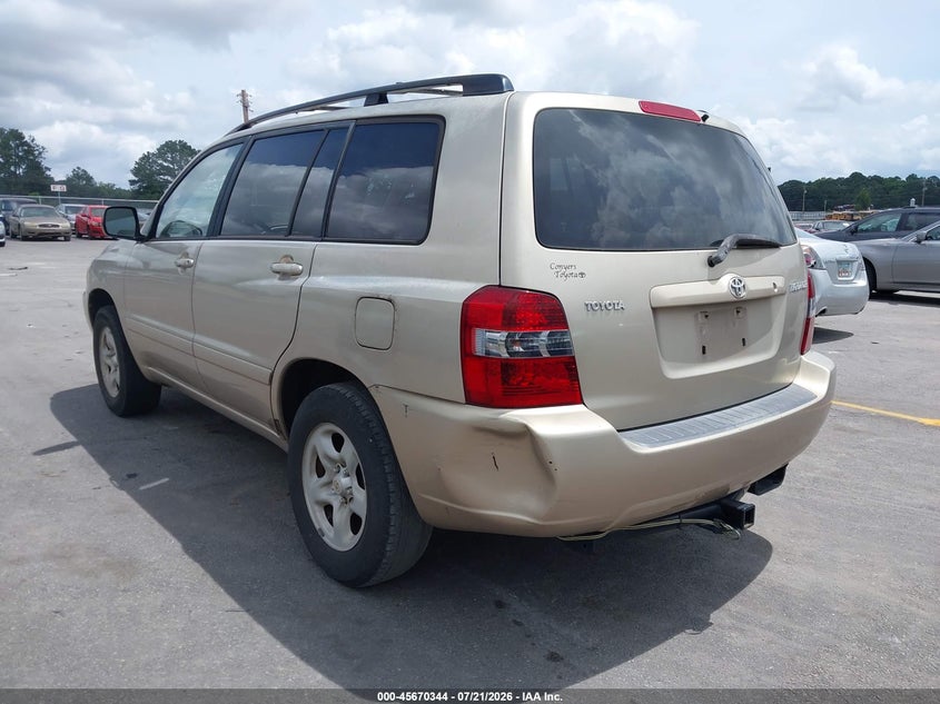 2006 Toyota Highlander VIN: JTEGD21A860154840 Lot: 45670344