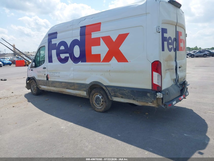 Vin: 1ftbr3x88lkb31925, lot: 46168950, ford transit-250 cargo van 20203