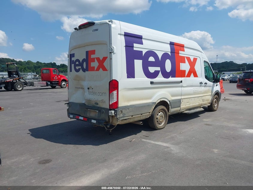 Vin: 1ftbr3x88lkb31925, lot: 46168950, ford transit-250 cargo van 20204