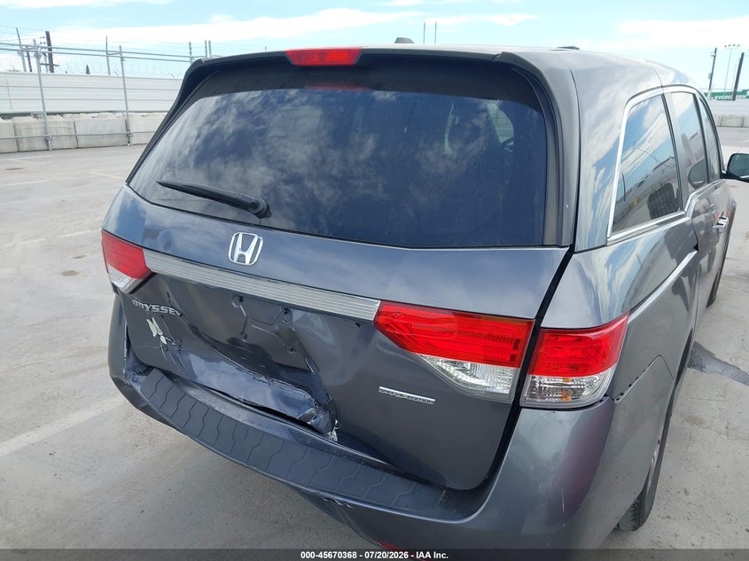 2017 HONDA ODYSSEY auction photo 6