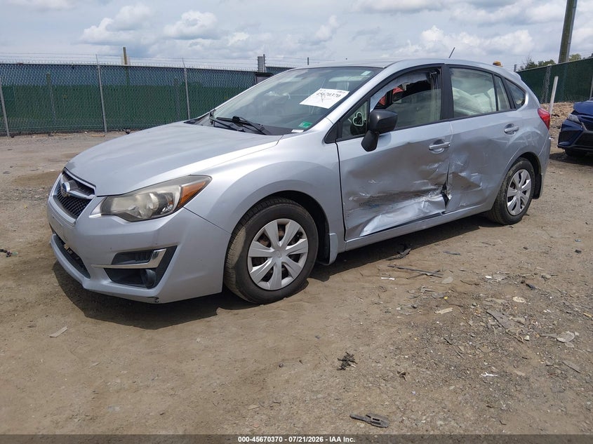 Vin: jf1gpaa68fh209862, lot: 46168970, subaru impreza 2.0i 20152