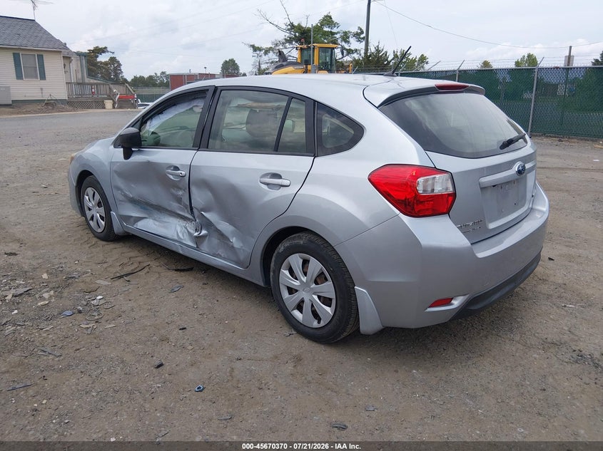 Vin: jf1gpaa68fh209862, lot: 46168970, subaru impreza 2.0i 20153