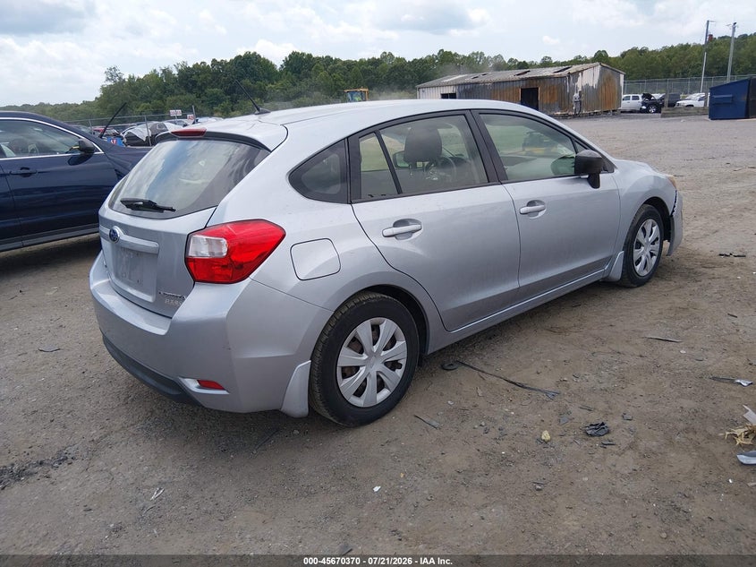 Vin: jf1gpaa68fh209862, lot: 46168970, subaru impreza 2.0i 20154