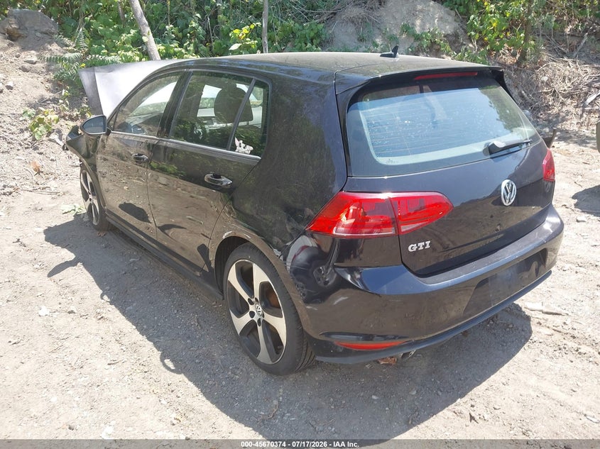 2016 VOLKSWAGEN GOLF GTI auction photo 3