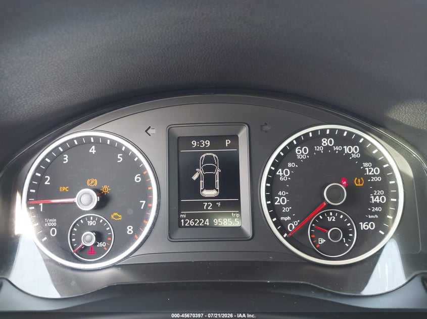 2016 Volkswagen Tiguan Se VIN: WVGBV7AX7GW551785 Lot: 45670397