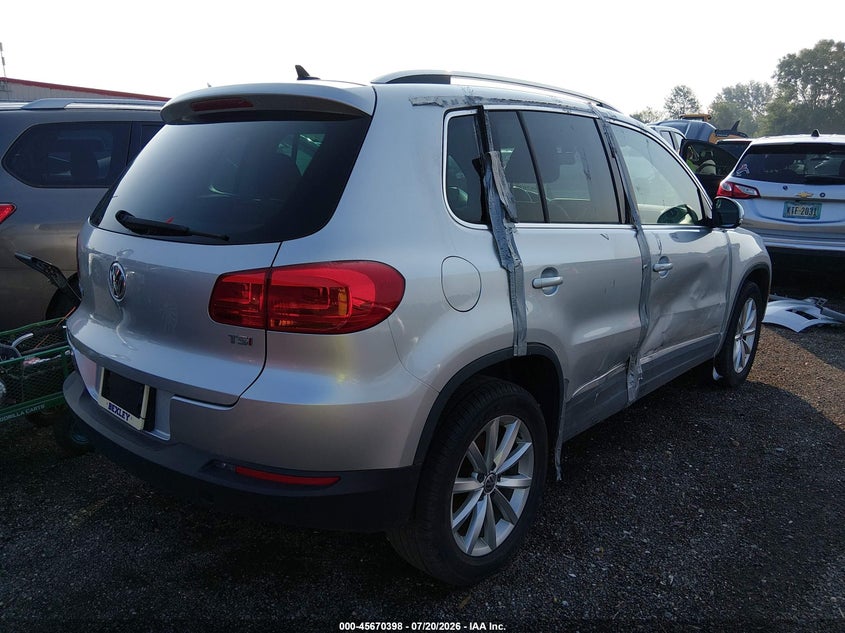 2017 Volkswagen Tiguan 2.0T Wolfsburg Edition VIN: WVGRV7AX5HW506148 Lot: 45670398