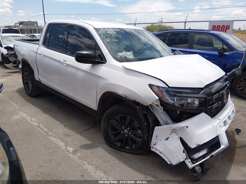 2025 Honda Ridgeline Sport VIN: 5FPYK3F12SB017005 Lot: 45670428