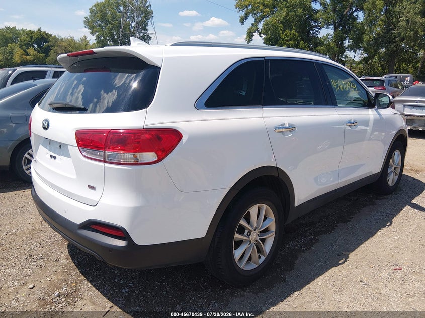 Vin: 5xypg4a32hg322266, lot: 46169039, kia sorento 2.4l lx 20174